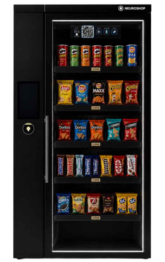 Neuroshop AI micromarket vending cabinet
