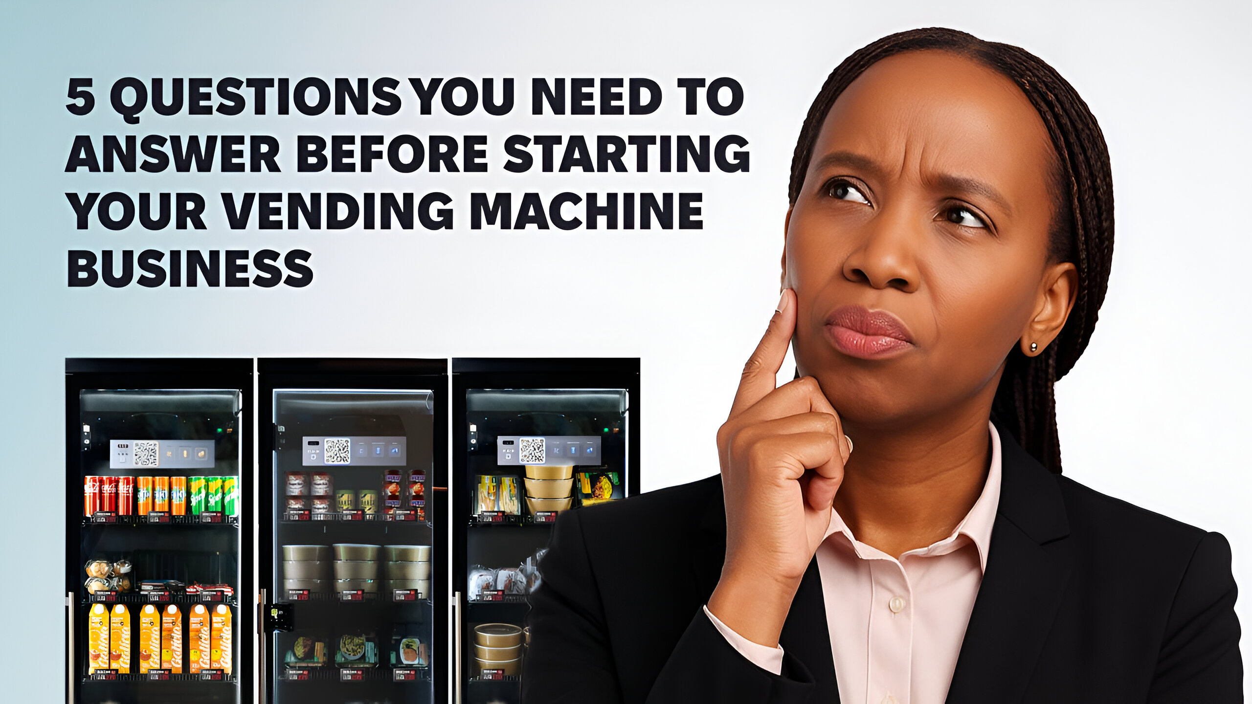 5 Questions You Need to Answer Before Starting Your Vending Machine Business