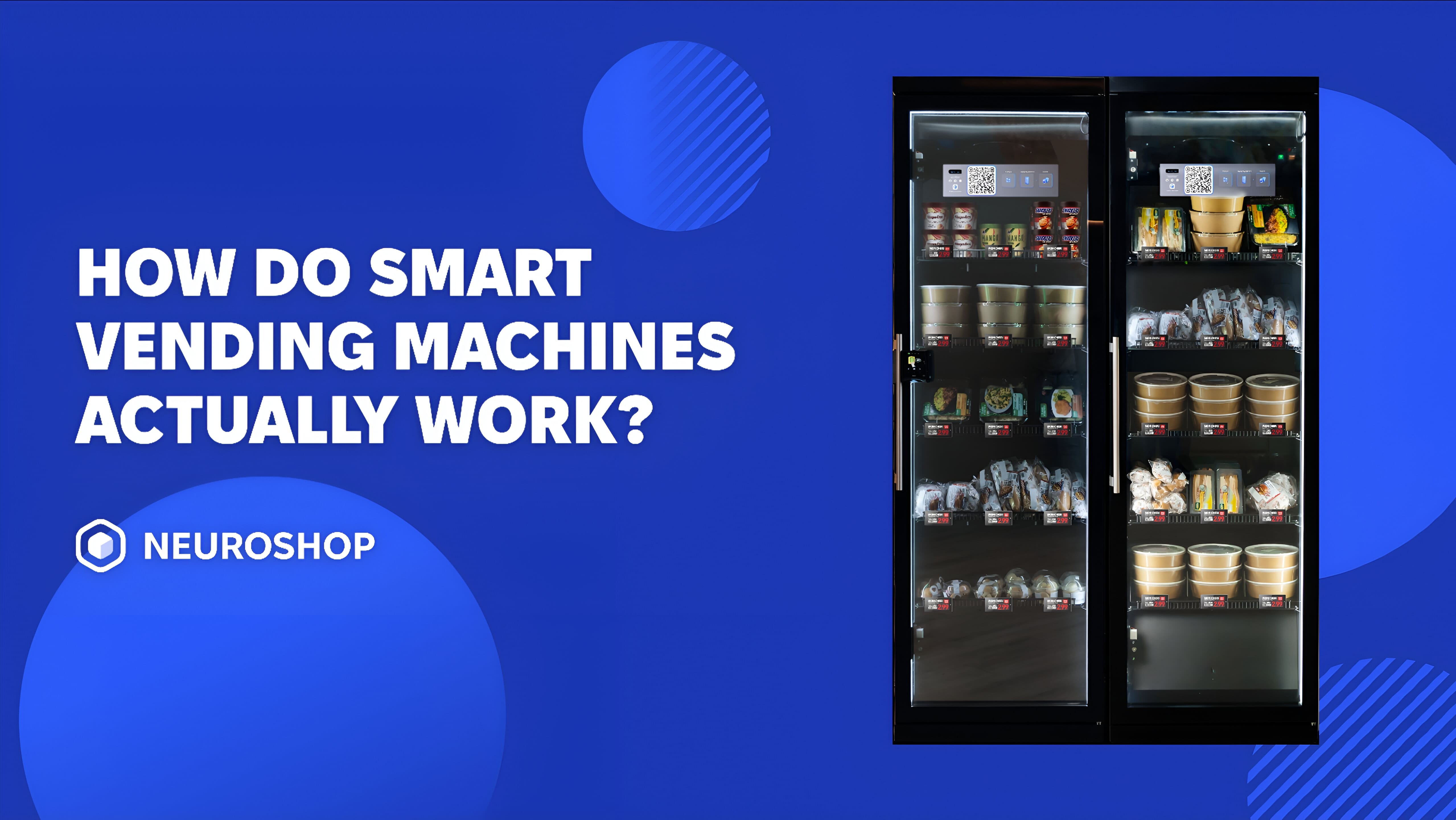 how AI vending machin,es work