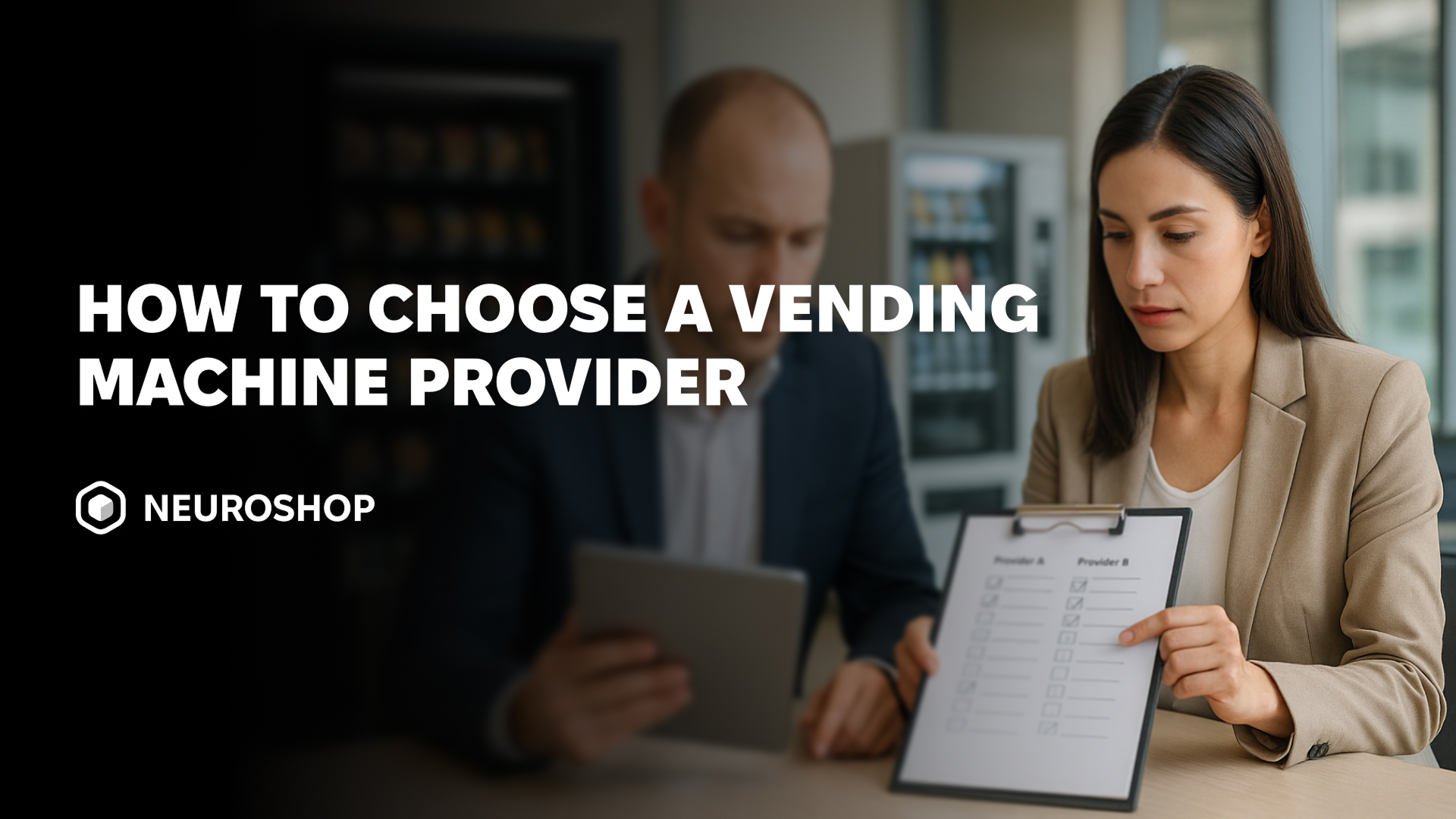 How to choose a vending machine provider