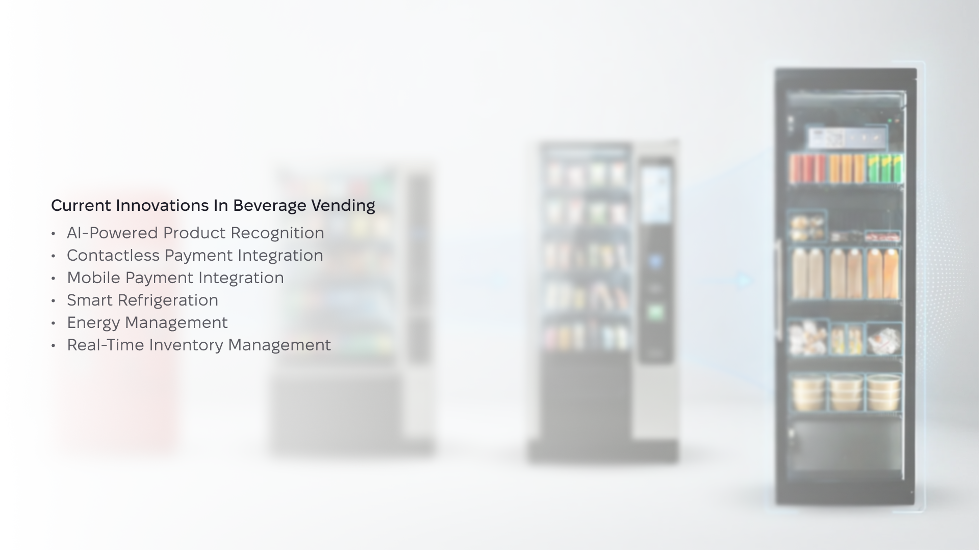 Current innovations in beverage vending