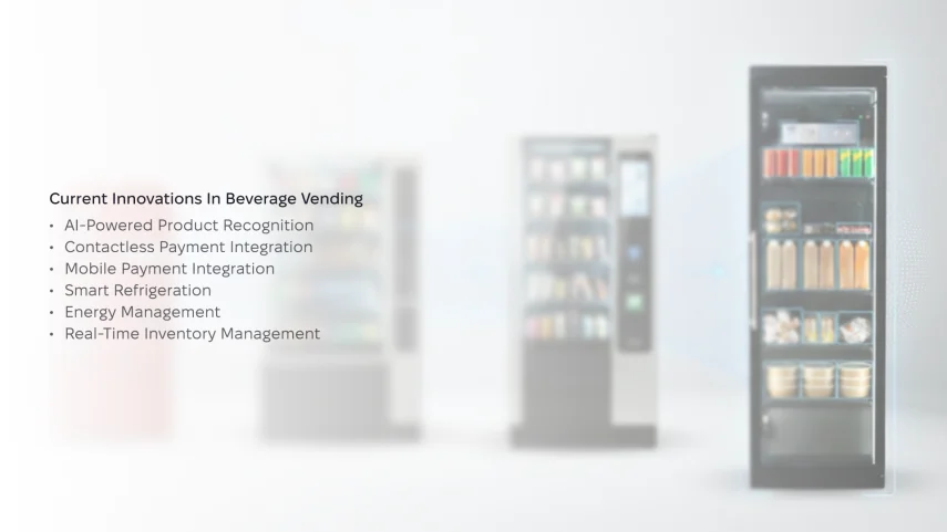 Current innovations in beverage vending