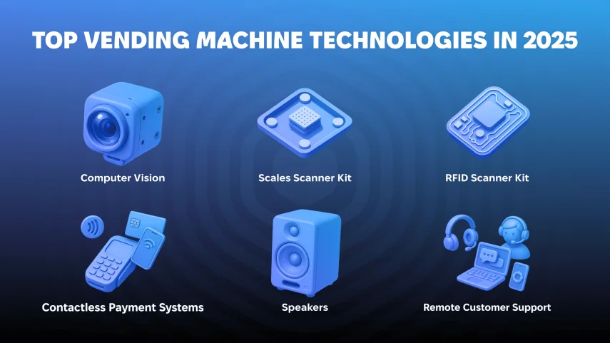 Top vending machine technologies